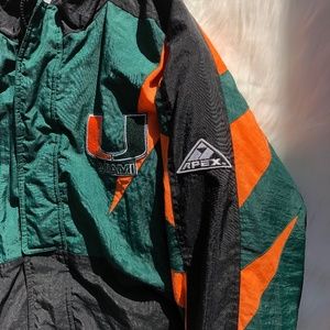 Vintage Apex One U Miami Bomber Jacket